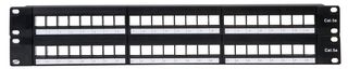 PPAN-48-THRU - 48 Port Cat5e Feedthrough Patch Panel