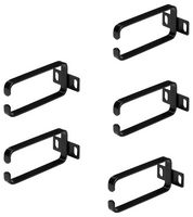 CMHOOK1UN5PK - 1U Vertical Cable Management D-Ring Hooks, Pack of 5