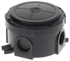 10110630 - COMBI 304 Junction Box, 82x82x57mm, Black, IP66/IP67