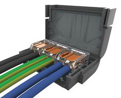 MJBF332 - Mini Gel Filled Shell Junction Box, 3x 2 Way, 32x16x51.5mm, IPX8