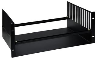 L097GG - 19" Steel Rack Tray with Clamps, 3U