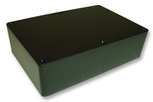 MB6 - Black ABS Box with Lid - 220x150x64mm