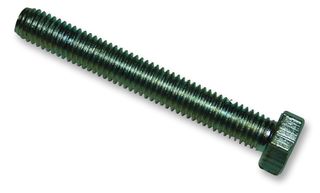 M8 X 60 HEX SS BZP - M8 x 60mm BZP High Tensile Steel Set Screws / Bolts, Hex, 50 Pack