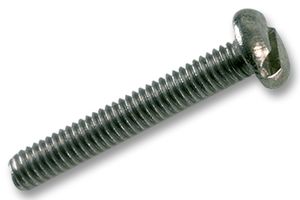 M3 x 6 Pan Slot Stai - M3 x 6mm Stainless Steel Slotted Pan Head Machine Screws, 50 Pack