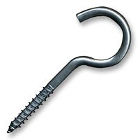10SH6010 - 10Ga x 60mm Zinc Plated Screw Hooks, 10 Pack