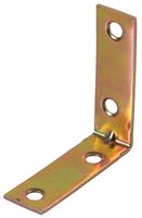 D01076 - 50mm (2") Zinc Plated Corner Braces, 10 Pack