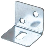 D01083 - 25mm x 25mm Zinc Plated Corner Steel Angle Brackets, 10 Pack