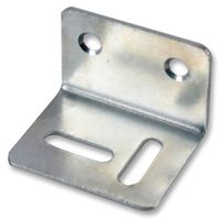 D01084 - 28mm x 25mm x 38mm Zinc Plate Adjustable Corner Steel Angle Brackets, 10 Pack