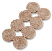 D01233 - Self Adhesive Felt Pads - Round 25mm, 12 Pack