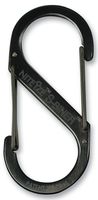 SB4-03-01 - 90mm S-Biner Stainless Steel Double Gated Carabiner, #4 Black