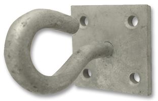 HPT01GP2 - 50mm x 50mm Metal HDG Hook On Plate - 2 Pack