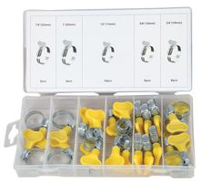 D01883 - Hose Clip with Thumbturn Assortment Pack, 26 Piece