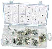 D01897 - Chromed Steel Ball Assortment Pack, 450 Piece