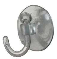D02077 - 25mm Suction Hooks - Clear, 20 Pack