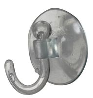 D02078 - 40mm Suction Hooks - Clear, 15 Pack
