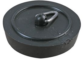 D02092 - 1 1/2" Sink Basin Plug, Black - 5 Pack