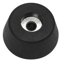 F1615-PE4 - 43mm Screw Mount Round Large Rubber Feet, 4 Pack