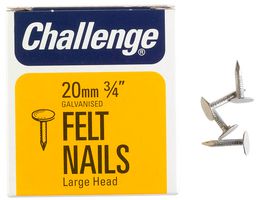 12028 - 3/4" (20mm) Galvanised Felt Nails, 225g Pack
