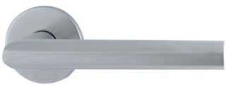 NB324/60-SP-SSS - NB324 Mitred Lever Door Handles on Rose, Stainless Steel