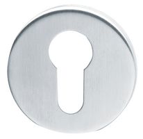 NB321/67-SSS - Euro Lock Escutcheon Pair, Stainless Steel