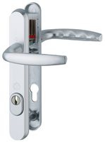 3686010 - Atlanta Short Fixing Aluminium Lever Security UPVC Double Glazed Door Door Handles, 60mm Door Thickness