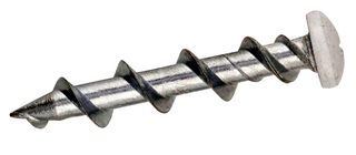 DFM425000P - 32mm Wall Dog Pan Head Screw Anchors, White 100 Pack