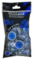GP2525 - Blue Plasterboard Fixings Requiring 25mm Hole, 25 Pack