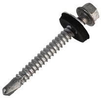 TFHW16GP6332 - 6.6mm x 32mm Sheet to Timber Roofing Screws & Washers, 100 Pack