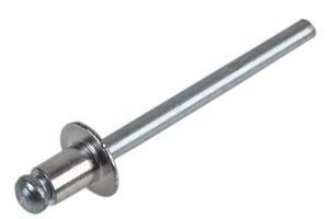 A25S - Short 5mm Aluminium Pop Rivets, 100 Pack
