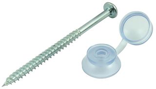 CSFC - 5mm x 80mm Roofing Corrugated Sheet Fixings, Clear - 50 Pack