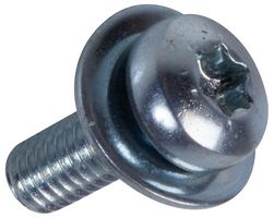 081.55.331 - M3 x 8mm ZP Steel Pan Head Torx Machine Sems Screw with Spring Washer