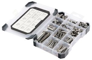 TRAY620 - Set Screws, Nuts & Washers Set, 199 Piece