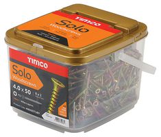 40050STUBY - 4mm x 50mm Pozidriv Double Countersunk ZYP Solo Wood Screws, Trade Tub 800 Pack