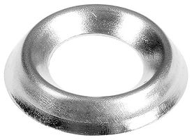 6NCUPP - Nickel Screw Cups to Fit 3.5mm Screws, 60 Pack