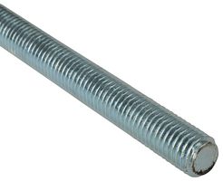 MEMROD10 - M10 x 1m Zinc Plated Mild Steel Threaded Rod