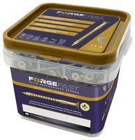 FFP590YT-PROMO24 - 5mm x 90mm Pozidriv Countersunk Elite Fast-Start Performance Wood Screws, Trade Tub x350