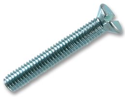 CS3M6 - M3 x 6mm Slotted Countersunk Head ZP Machine Screws - 100 Pack