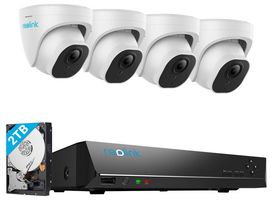 NVS8-5KD4-A - PoE NVR with 4x Dome Cameras, 8 Channel, 12MP, 2TB HDD