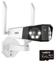 DLW4KM64-UK - Duo 2 4K Wi-Fi Dual-Lens Security CCTV Camera, IP66