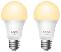 0184500994 - Tapo L510E Smart WiFi Light Bulbs, Dimmable, 9W, E27, 806lm, 2700K, 2 Pack