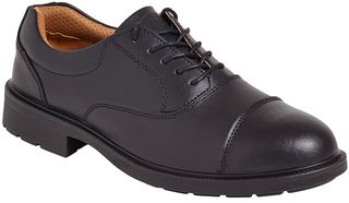 SS501CM 7 - Oxford Safety Shoe, Black Size 7
