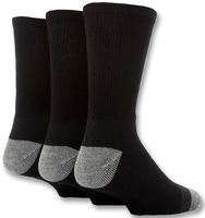 WFH0095BLKH - Work Socks, 6-11 3 Pack