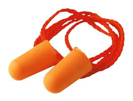 1110 (EACH) - 37dB Foam Ear Plugs Corded Single Pair