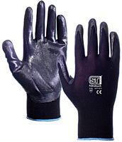 26771 - Nitrile Dipped Work Gloves - Black Small