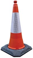 JBH069-240-600 - 75cm Navigator 2 Piece Traffic Cone with R1B Sleeve