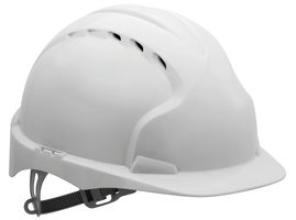 AJF160-000-100 - Evo3 Comfort Plus Slip Ratchet Vented Safety Helmet, White