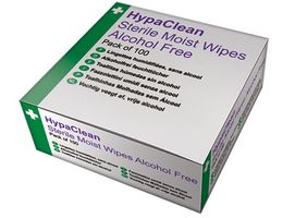 D5201 - HypaClean Alcohol Free Sterile Moist Wipes, 100 Pack