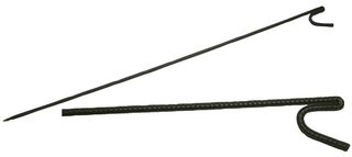 64-611 - 1.2m Rebar Style Metal Fence Posts / Pins, 10 Pack