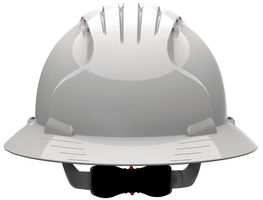 AJP170-000-100 - Evo Full Brim Helmet, White Slip Ratchet