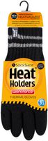 BSGH851SMBLK - 3.2 Tog Hi-Vis Thermal Gloves with Reflective Stripes, Black S/M